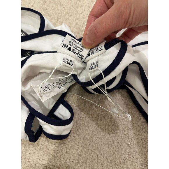 NWT Melissa Odabash Sports Luxe Two Piece Swim Set Size US 12 Tankini Bikini - Picture 11 of 12